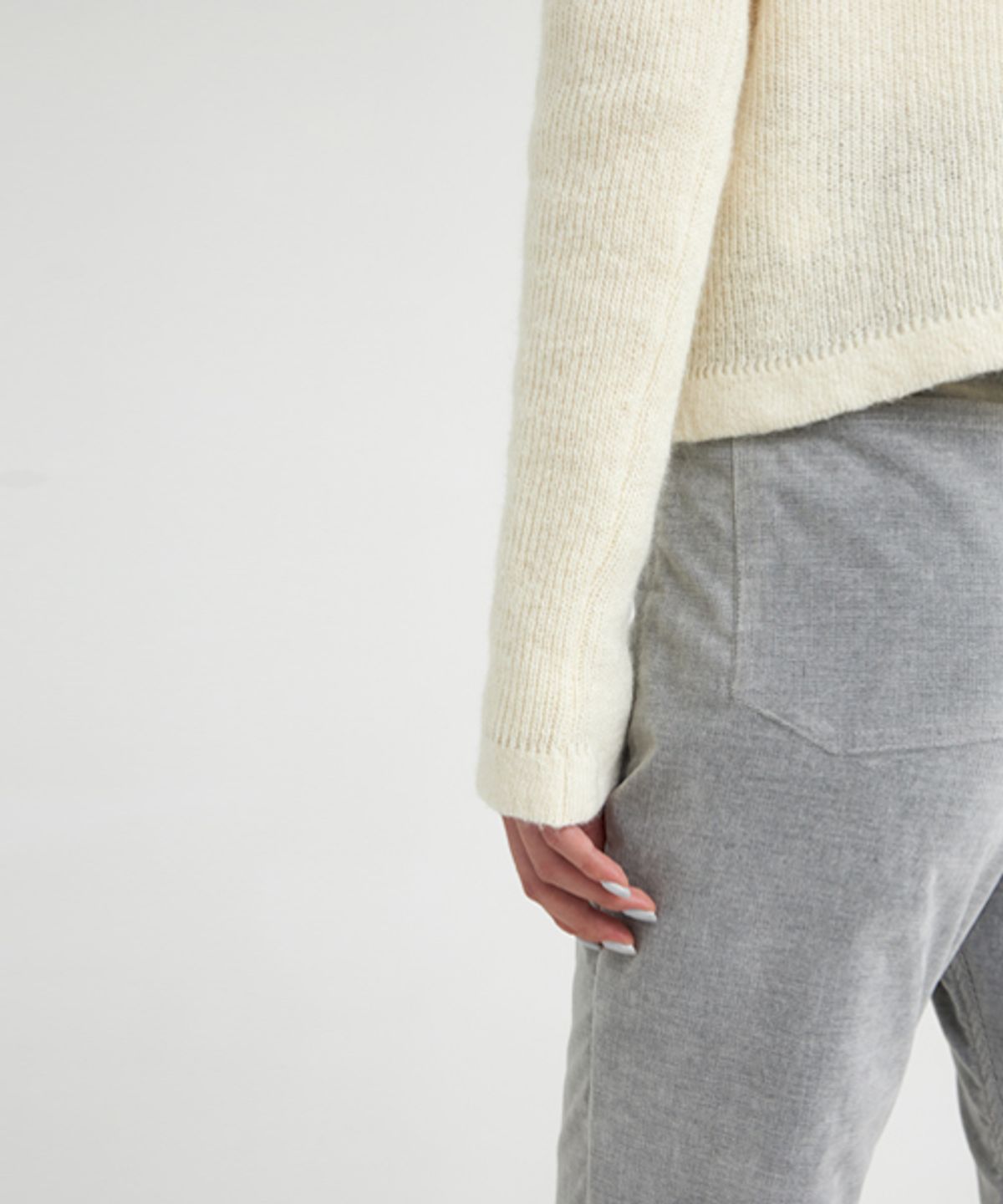유스(YOUTH) Asymmetric Knit Shirt
