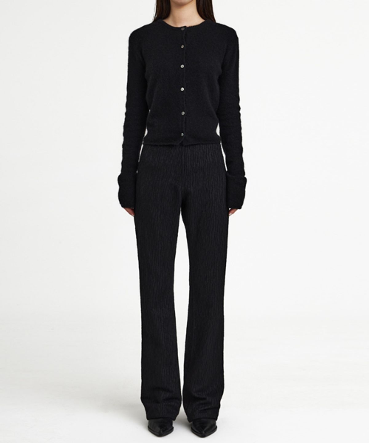유스(YOUTH) Mohair-Blend Cardigan