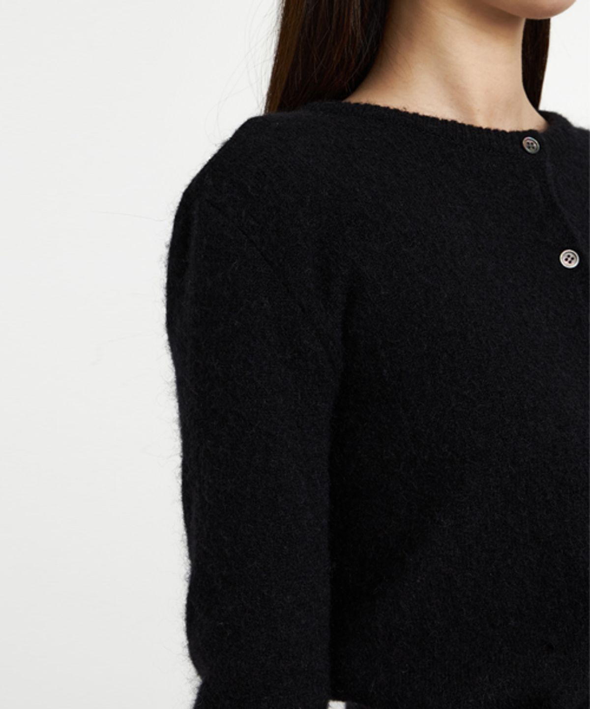 유스(YOUTH) Mohair-Blend Cardigan