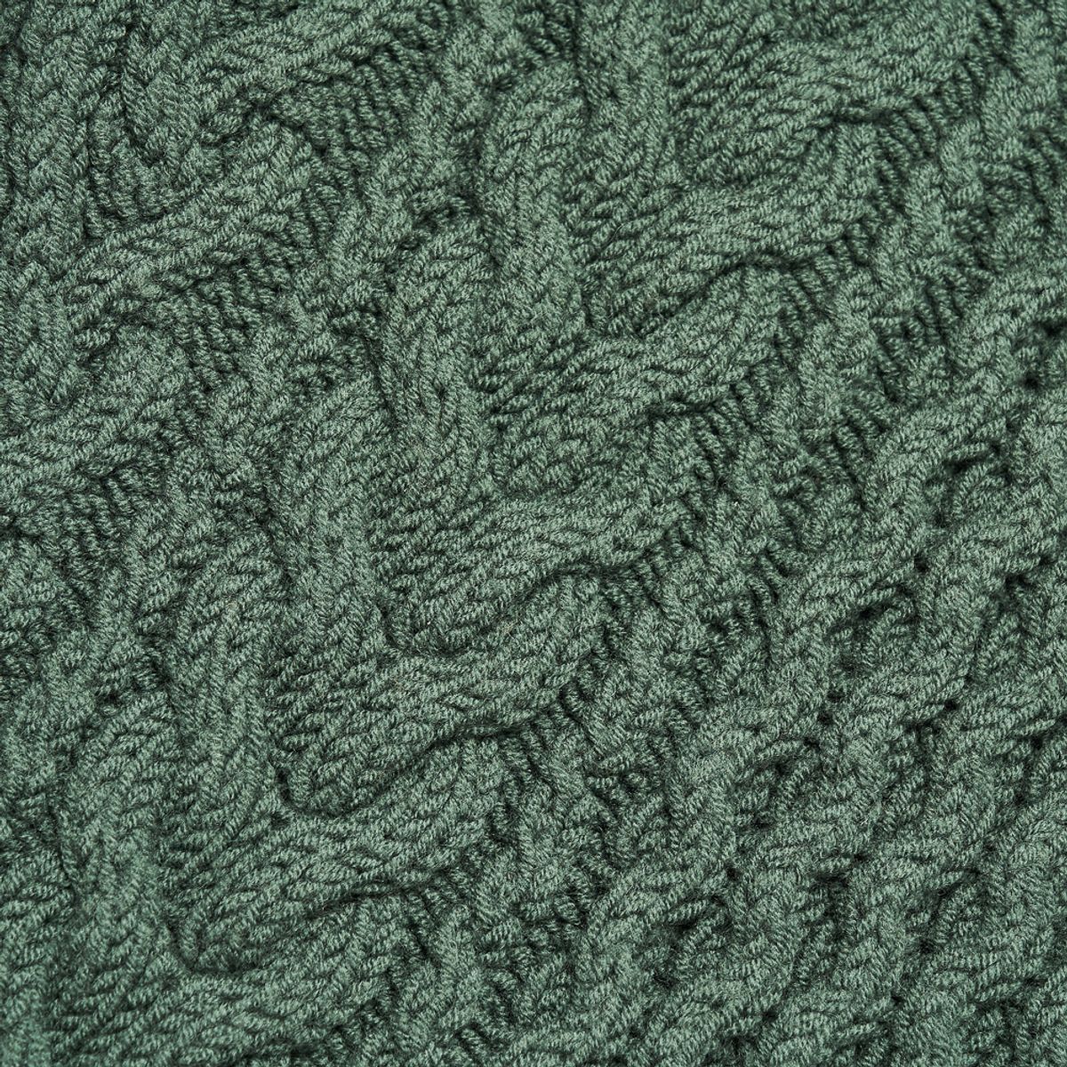 베르노(VERNO) Fisherman Turtle-neck Knit Green