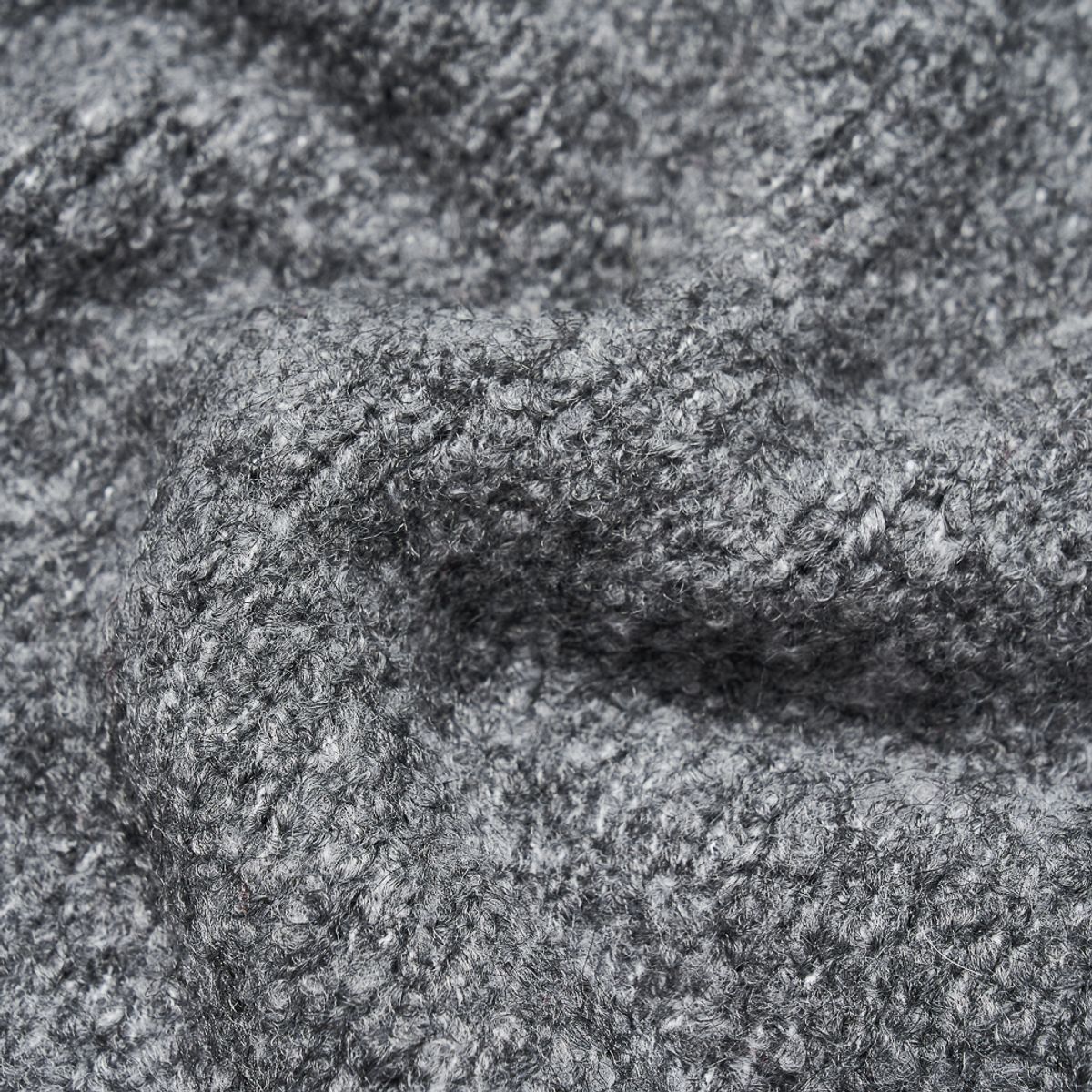 베르노(VERNO) Boucle Vest Knit Grey