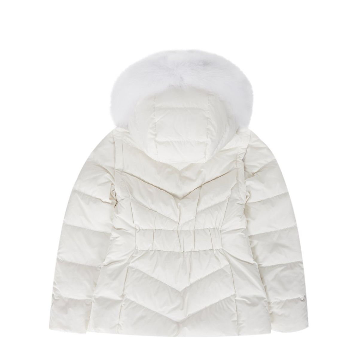 마틴골프(MARTINE GOLF) Fur Hoody Down Jumper_White