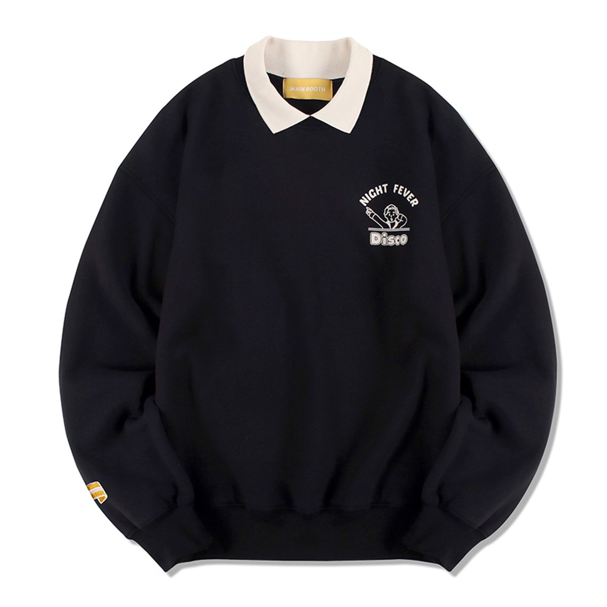 메인부스(MAINBOOTH) Disc Jockey Sweatshirt(BLACK)