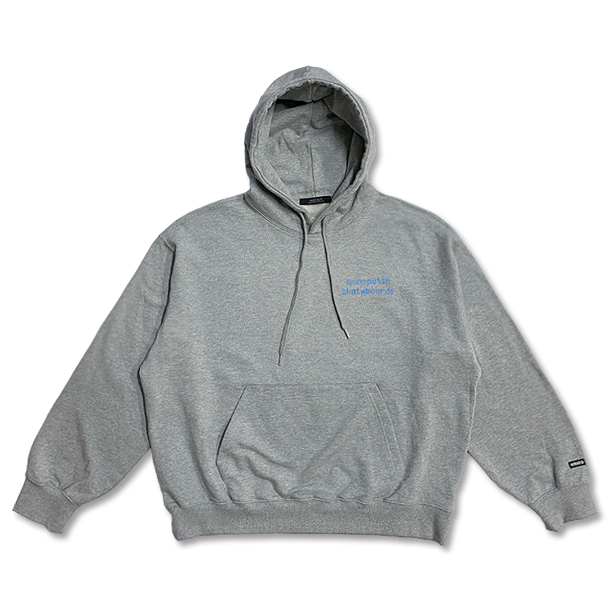 모노파틴(MONOPATIN) light emitting diode oversized hoodie – gray