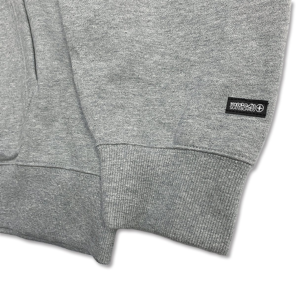 모노파틴(MONOPATIN) light emitting diode oversized hoodie – gray