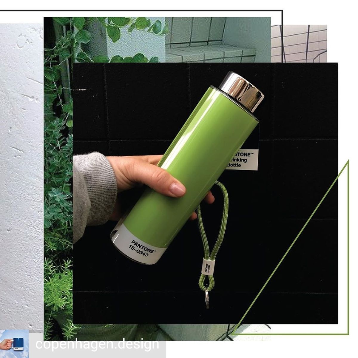 팬톤리빙(PANTONE LIVING) 팬톤 다용도키체인S(그린15-0343)
