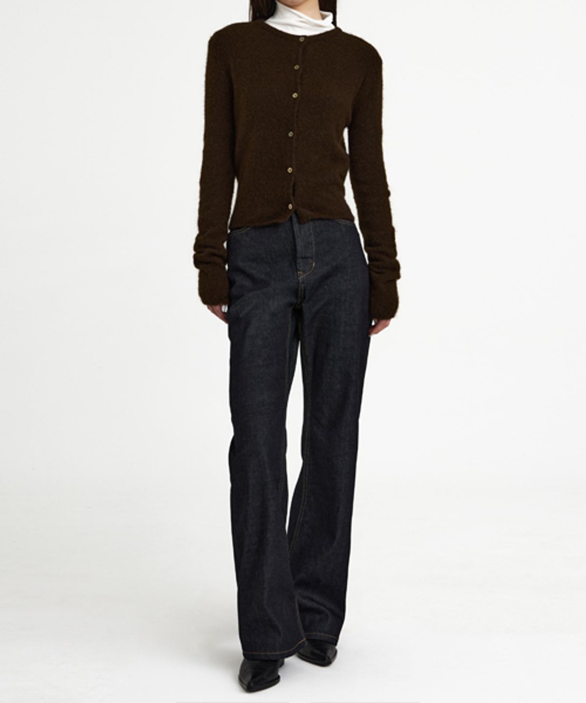 유스(YOUTH) Mohair-Blend Cardigan