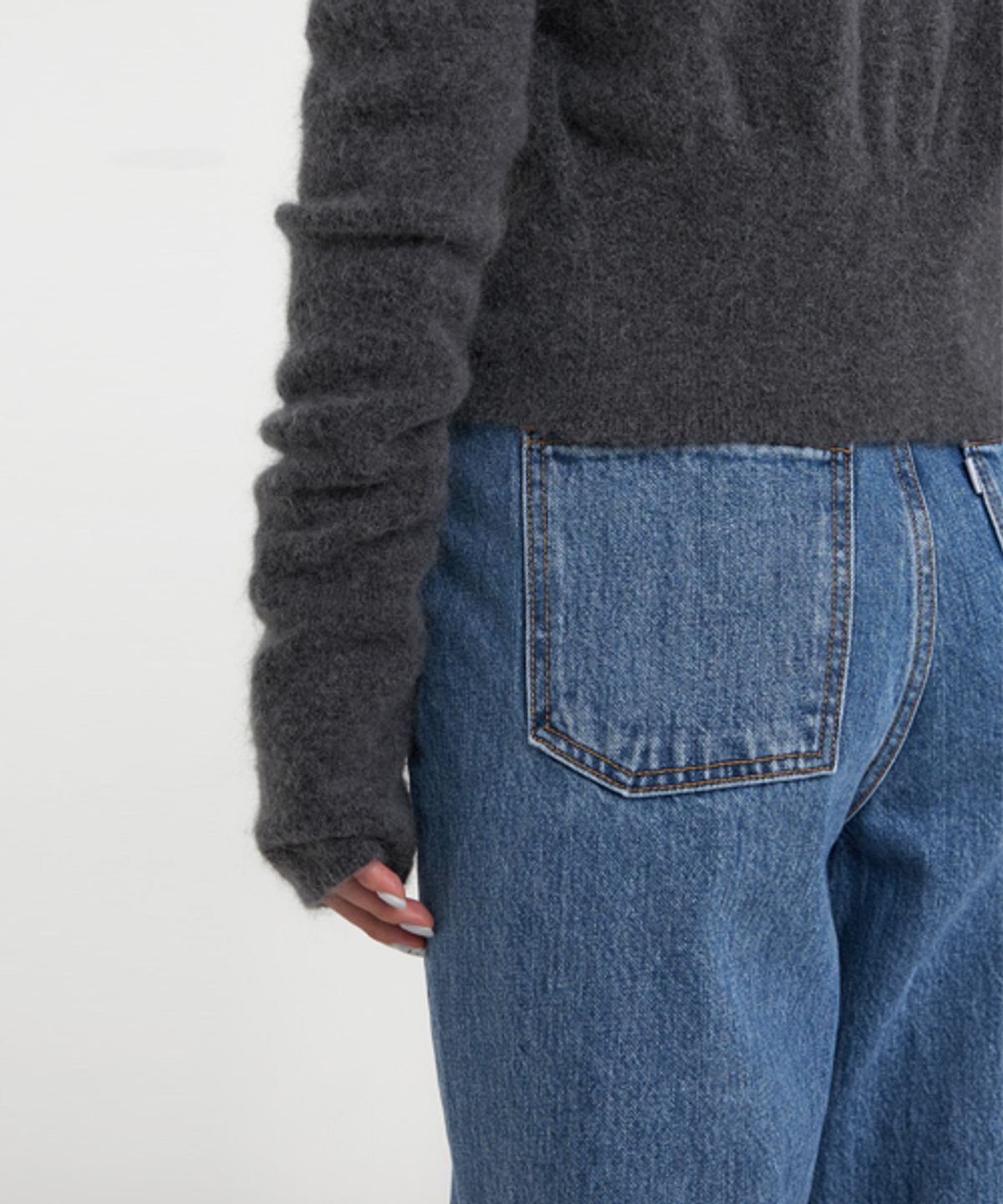 유스(YOUTH) Mohair-Blend Cardigan