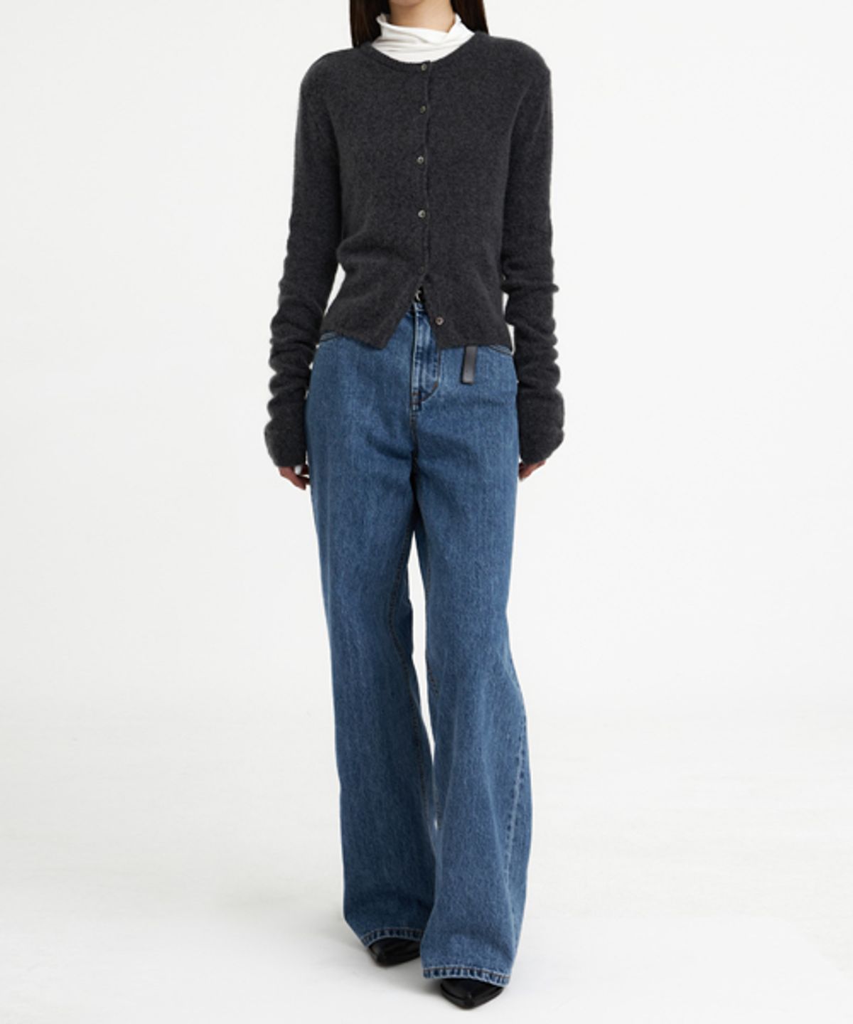 유스(YOUTH) Mohair-Blend Cardigan