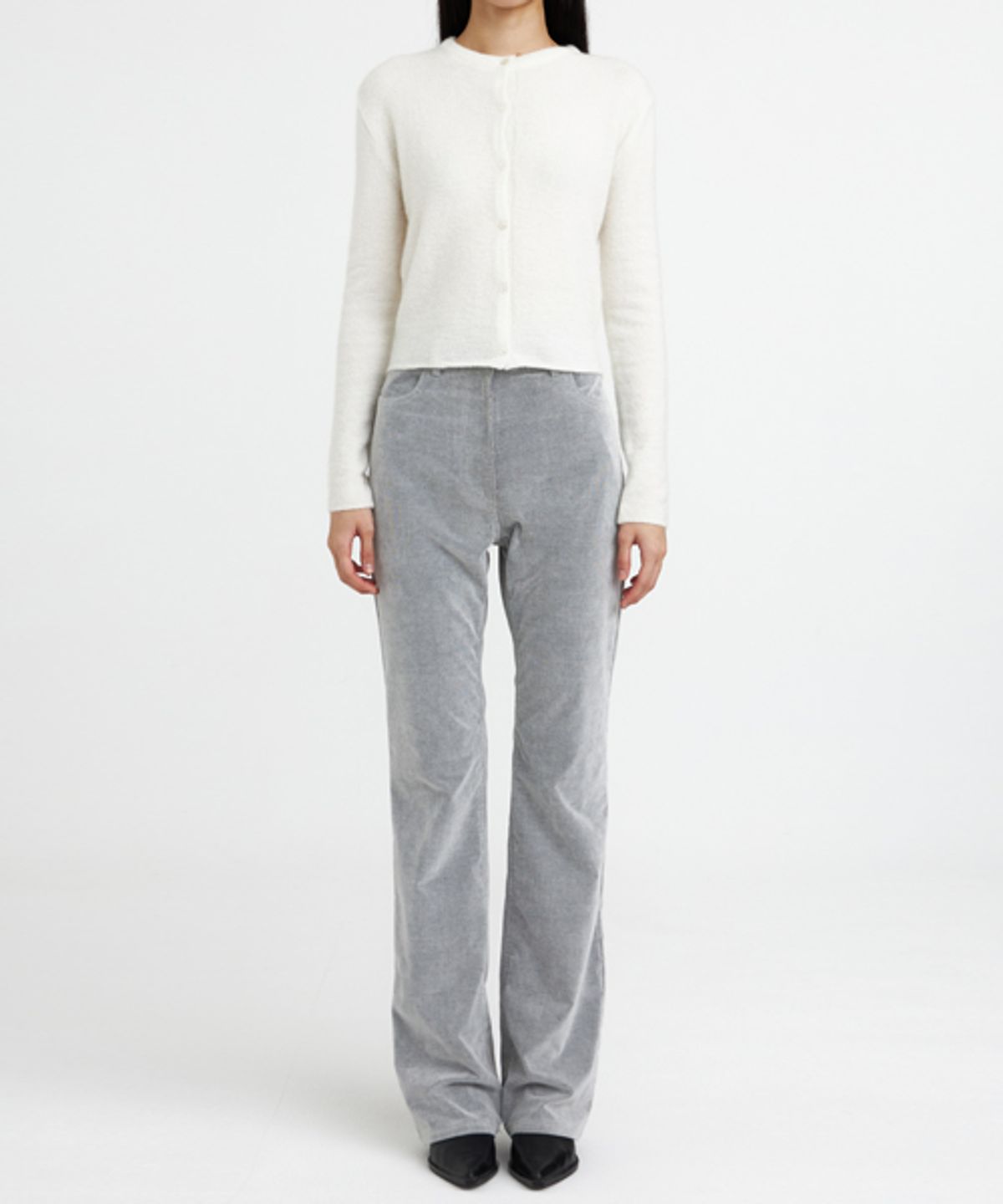 유스(YOUTH) Mohair-Blend Cardigan
