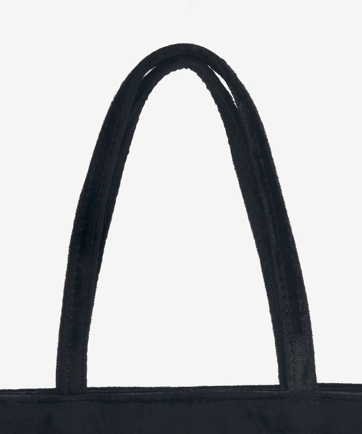 하이(HAI) 여성 리틀 벨벳 토트백 - 블랙 / LVBBLACK