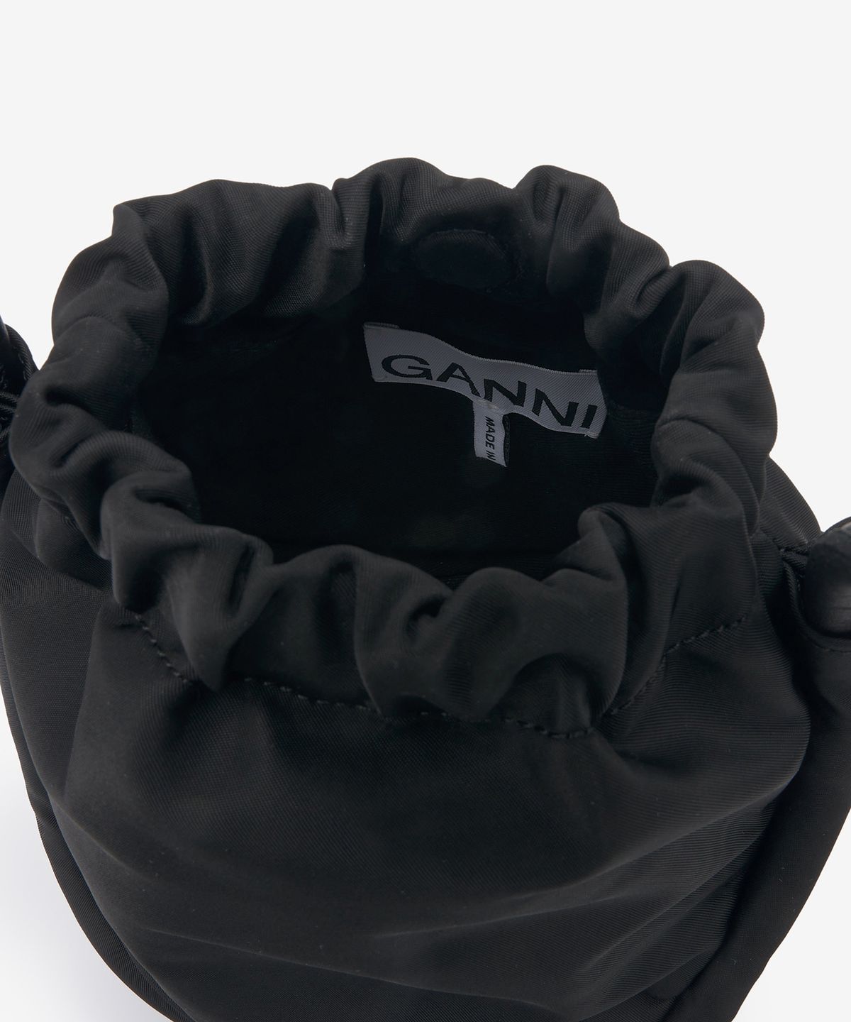 가니(GANNI) 여성 미니 노트 토트백 - 블랙 / A4356099