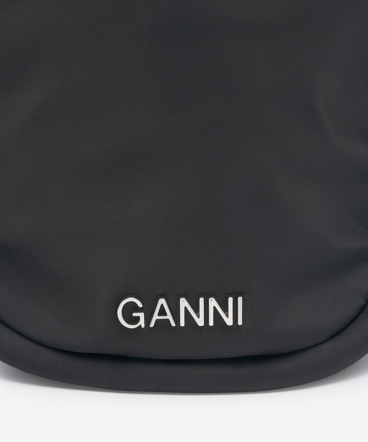 가니(GANNI) 여성 미니 노트 토트백 - 블랙 / A4356099