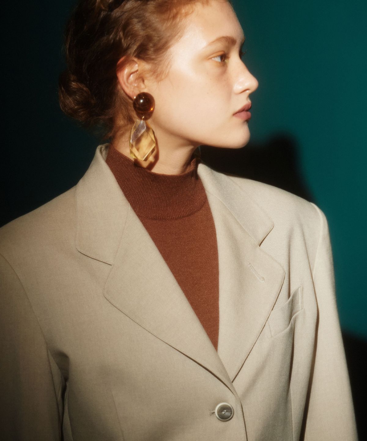 그린버터(GREENBUTTER) Standard Wool Jacket (beige)
