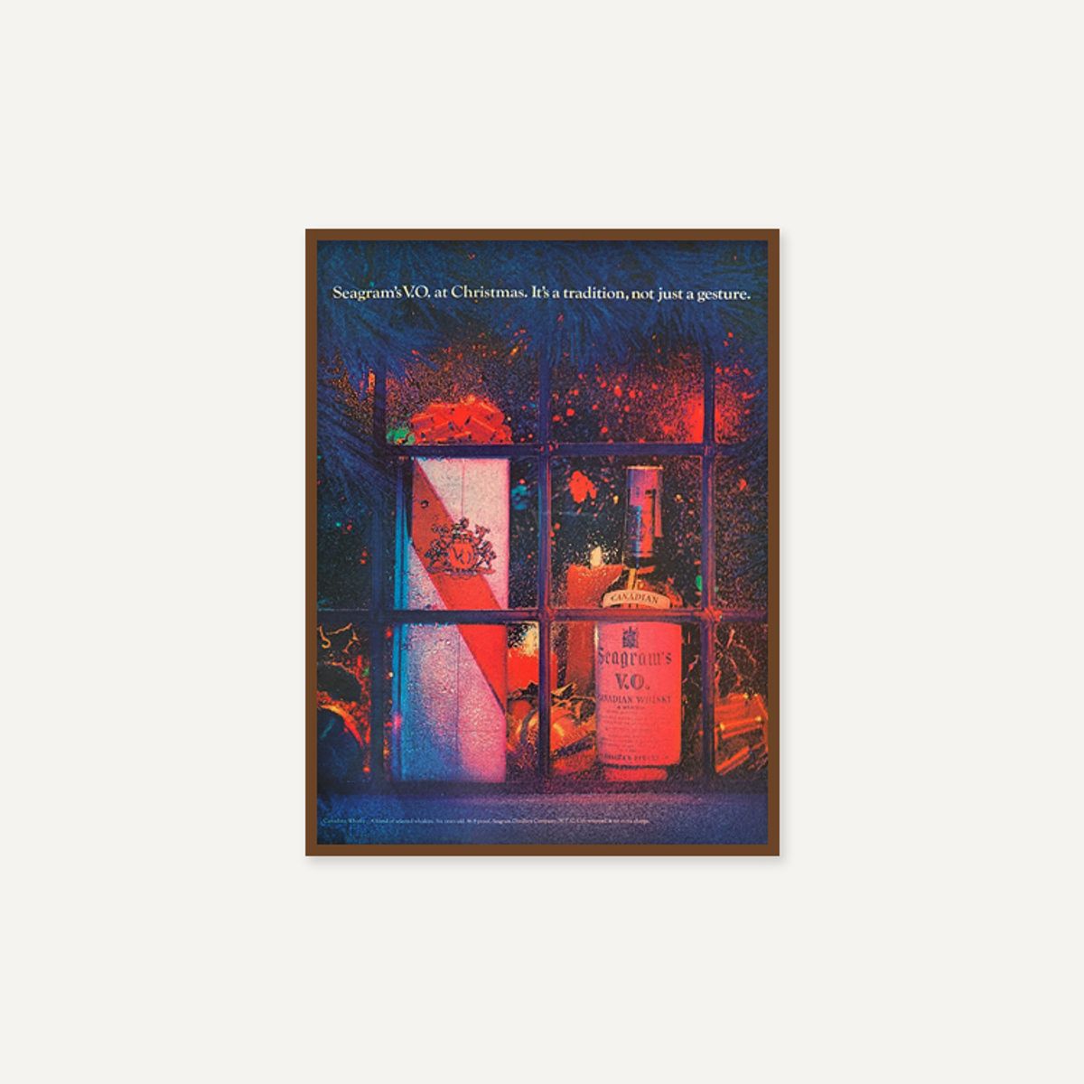 그릿시즌(GREET SEASON) 1969 Seagram’s VO Whiskey Christmas(액자 포함)