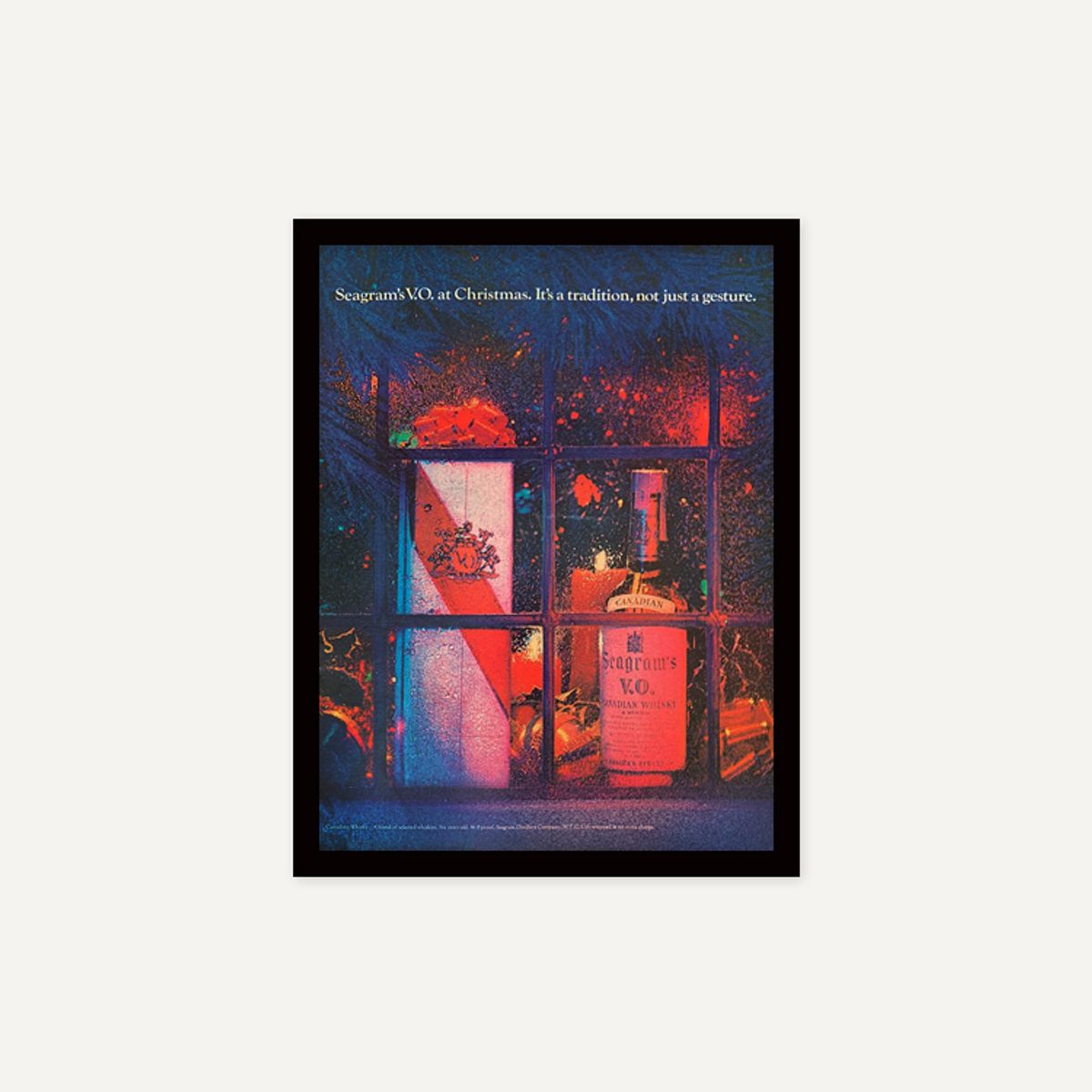 그릿시즌(GREET SEASON) 1969 Seagram’s VO Whiskey Christmas(액자 포함)