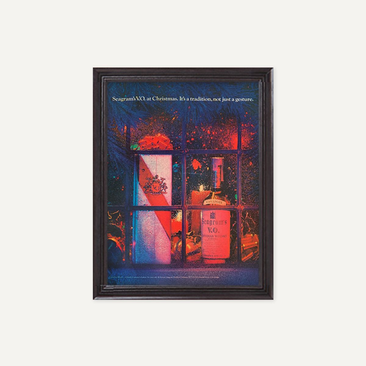 그릿시즌(GREET SEASON) 1969 Seagram’s VO Whiskey Christmas(액자 포함)