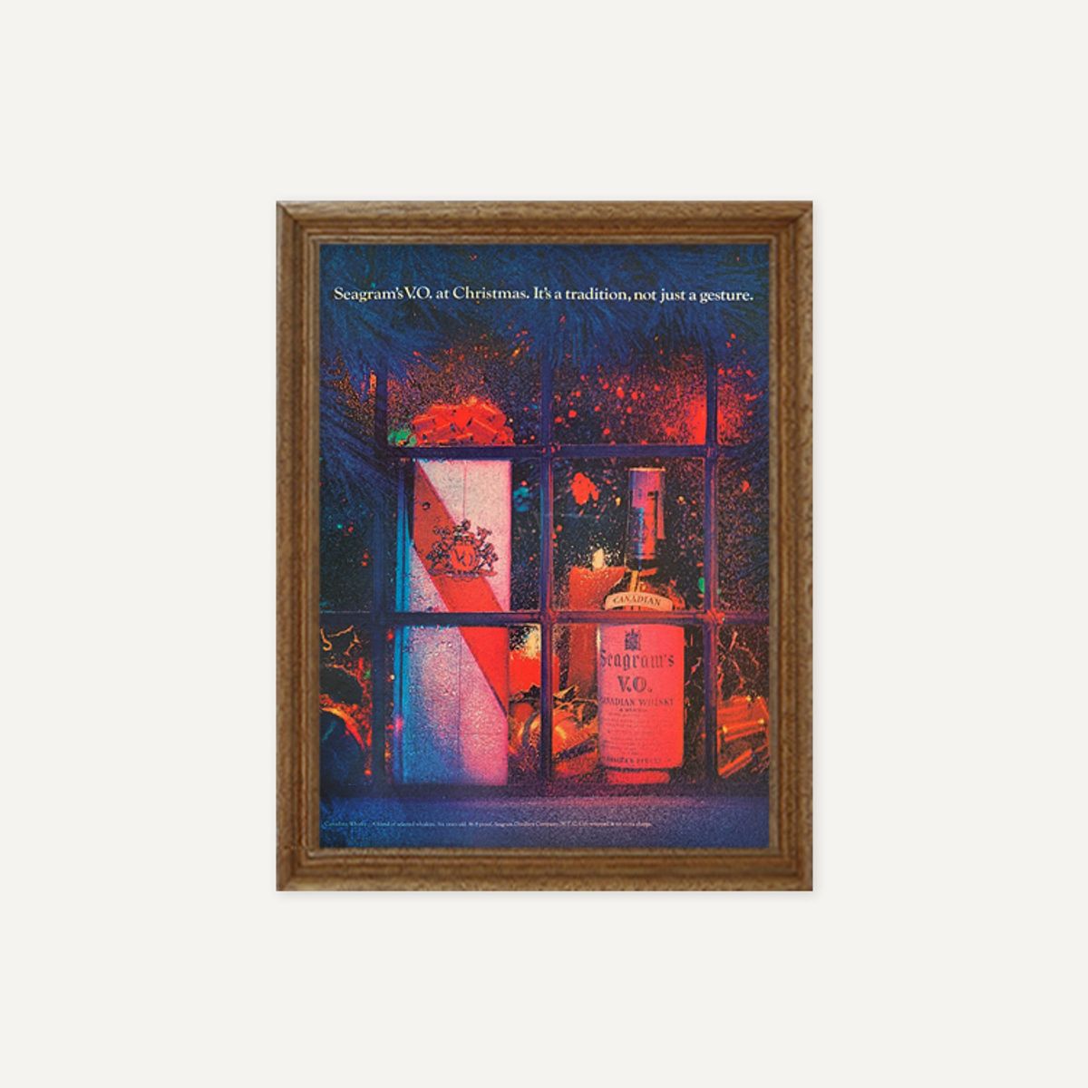 그릿시즌(GREET SEASON) 1969 Seagram’s VO Whiskey Christmas(액자 포함)