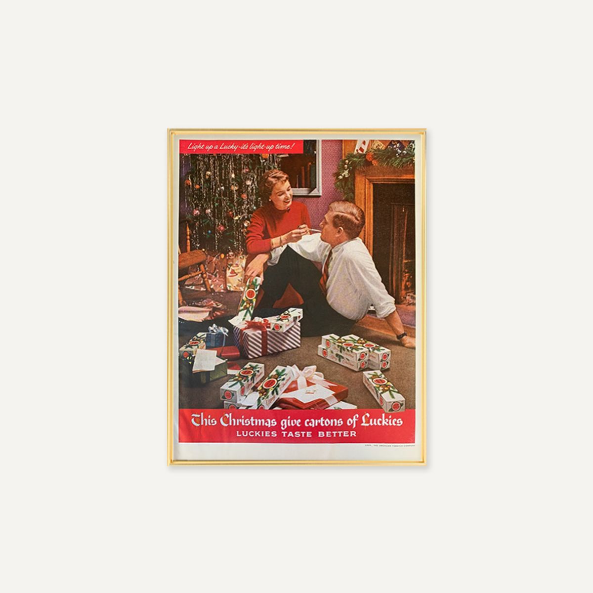 그릿시즌(GREET SEASON) 1955 Lucky Strike Christmas (액자 포함)