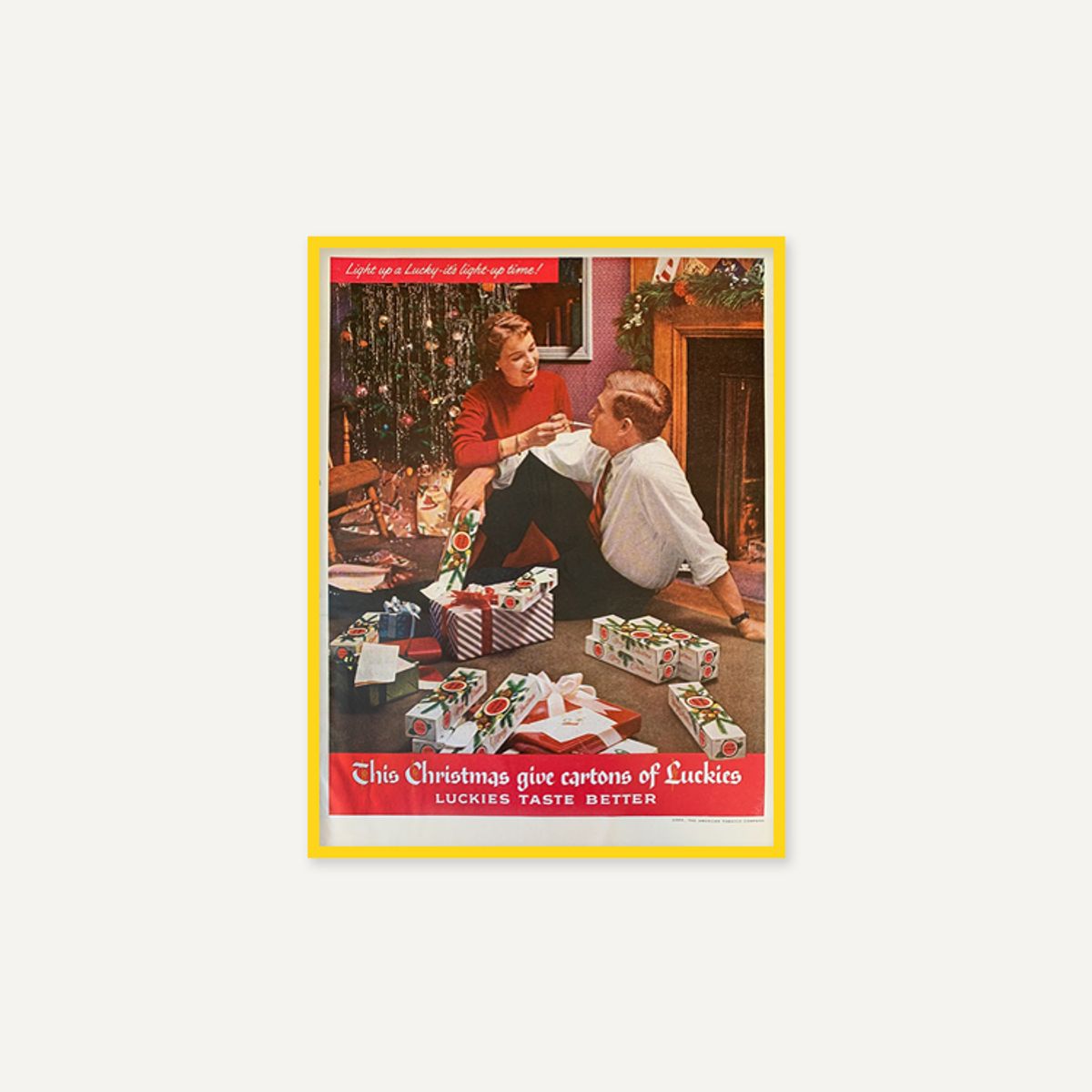 그릿시즌(GREET SEASON) 1955 Lucky Strike Christmas (액자 포함)