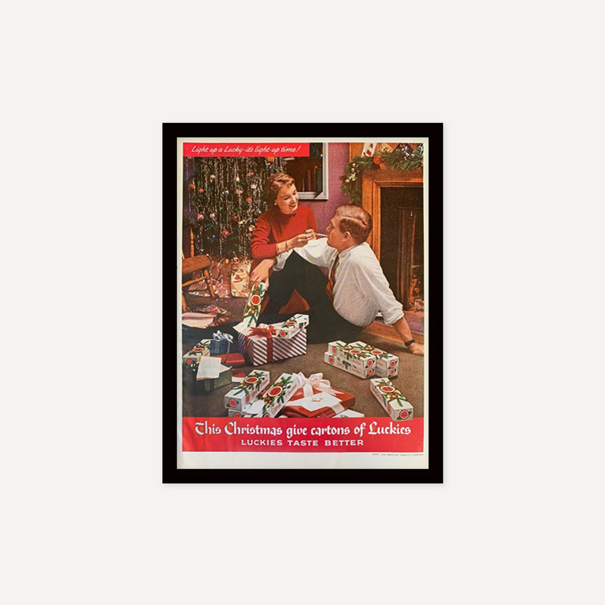 그릿시즌(GREET SEASON) 1955 Lucky Strike Christmas (액자 포함)