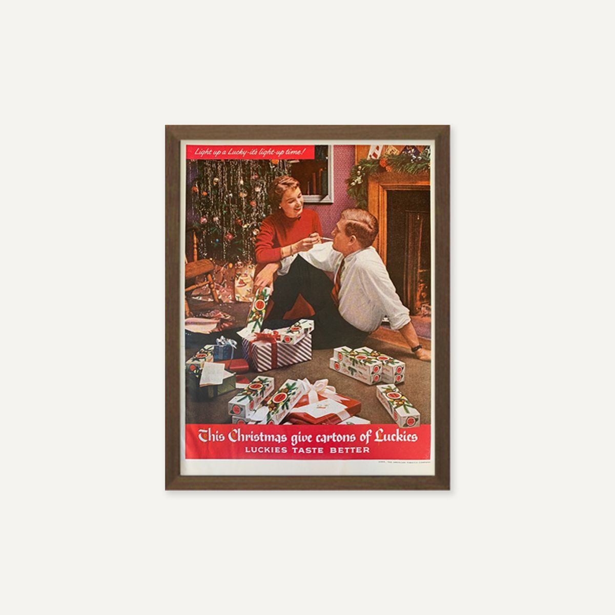 그릿시즌(GREET SEASON) 1955 Lucky Strike Christmas (액자 포함)