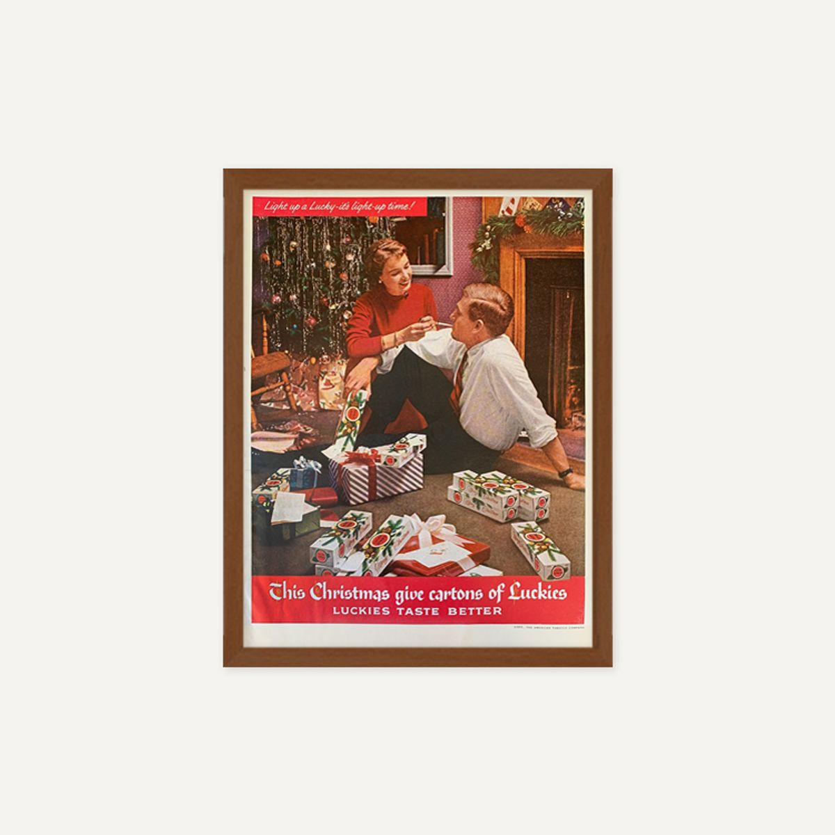 그릿시즌(GREET SEASON) 1955 Lucky Strike Christmas (액자 포함)