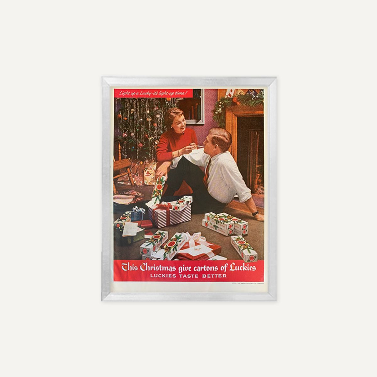 그릿시즌(GREET SEASON) 1955 Lucky Strike Christmas (액자 포함)