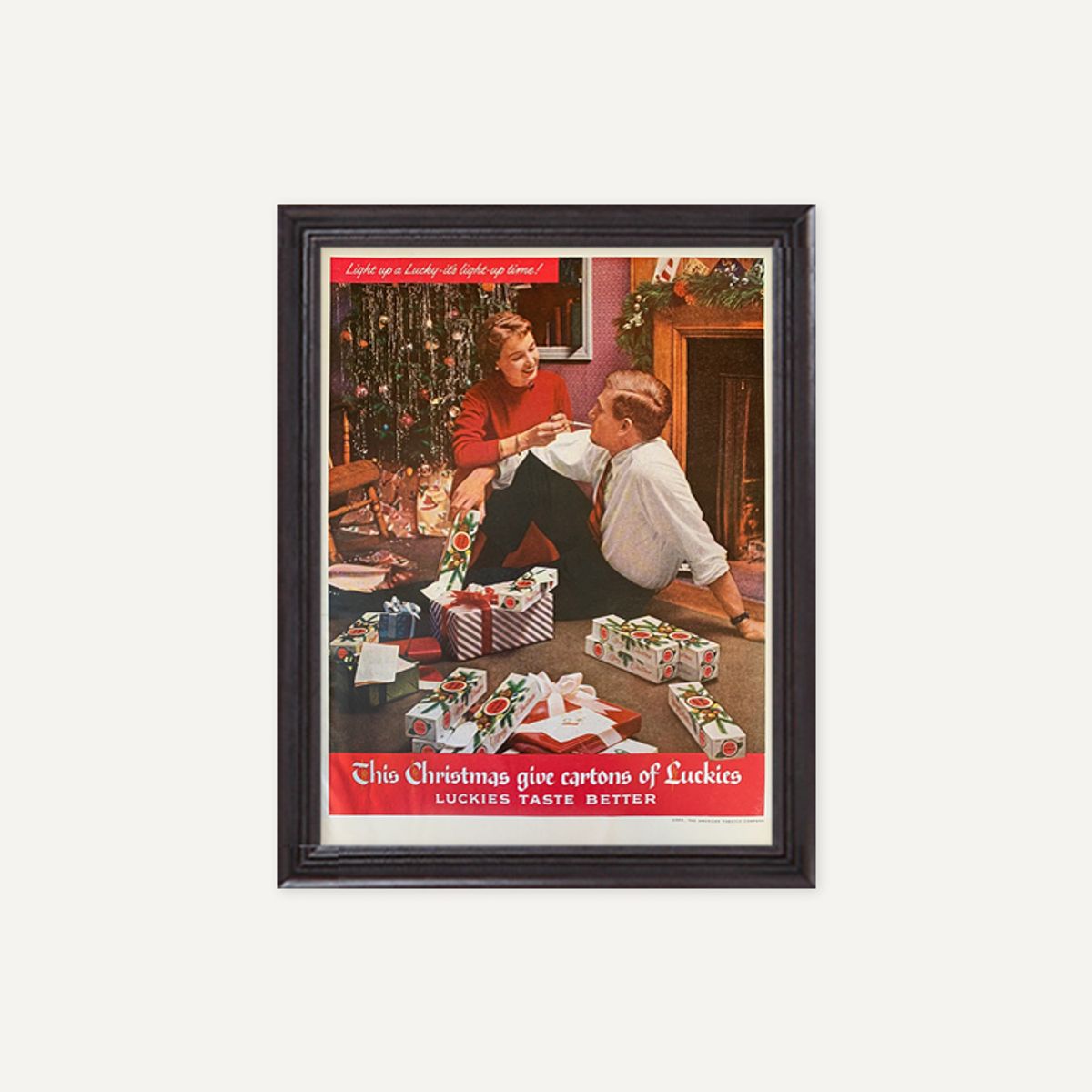 그릿시즌(GREET SEASON) 1955 Lucky Strike Christmas (액자 포함)