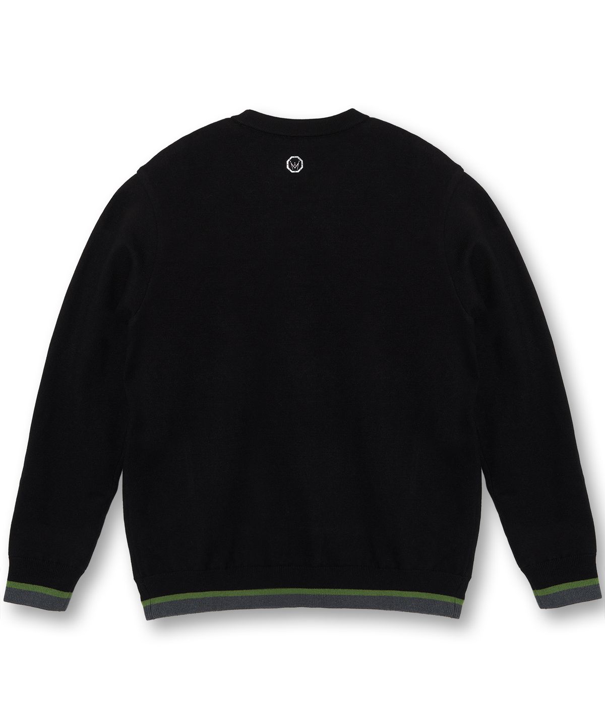 미스페라(MEASPHERA) UNI Regular fit windproof Round Sweater BLACK