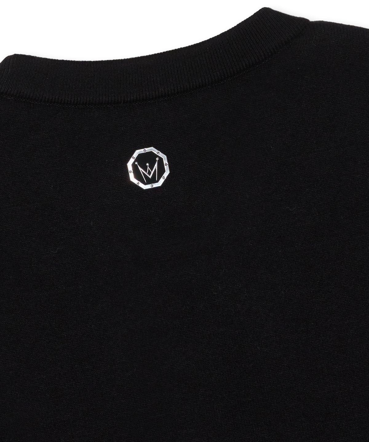 미스페라(MEASPHERA) UNI Regular fit windproof Round Sweater BLACK