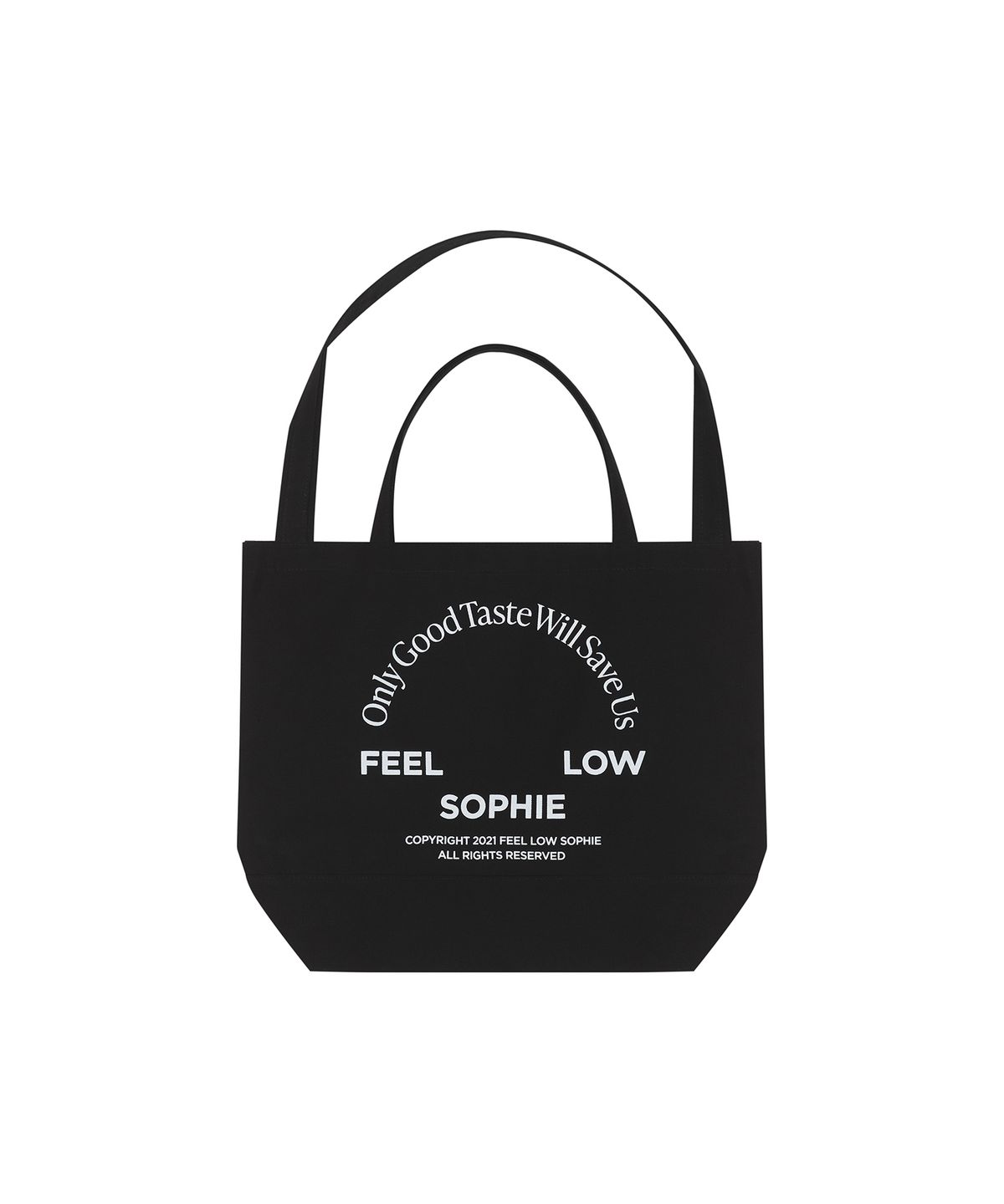 필로소피(FEEL LOW SOPHIE) 로고 에코백 블랙