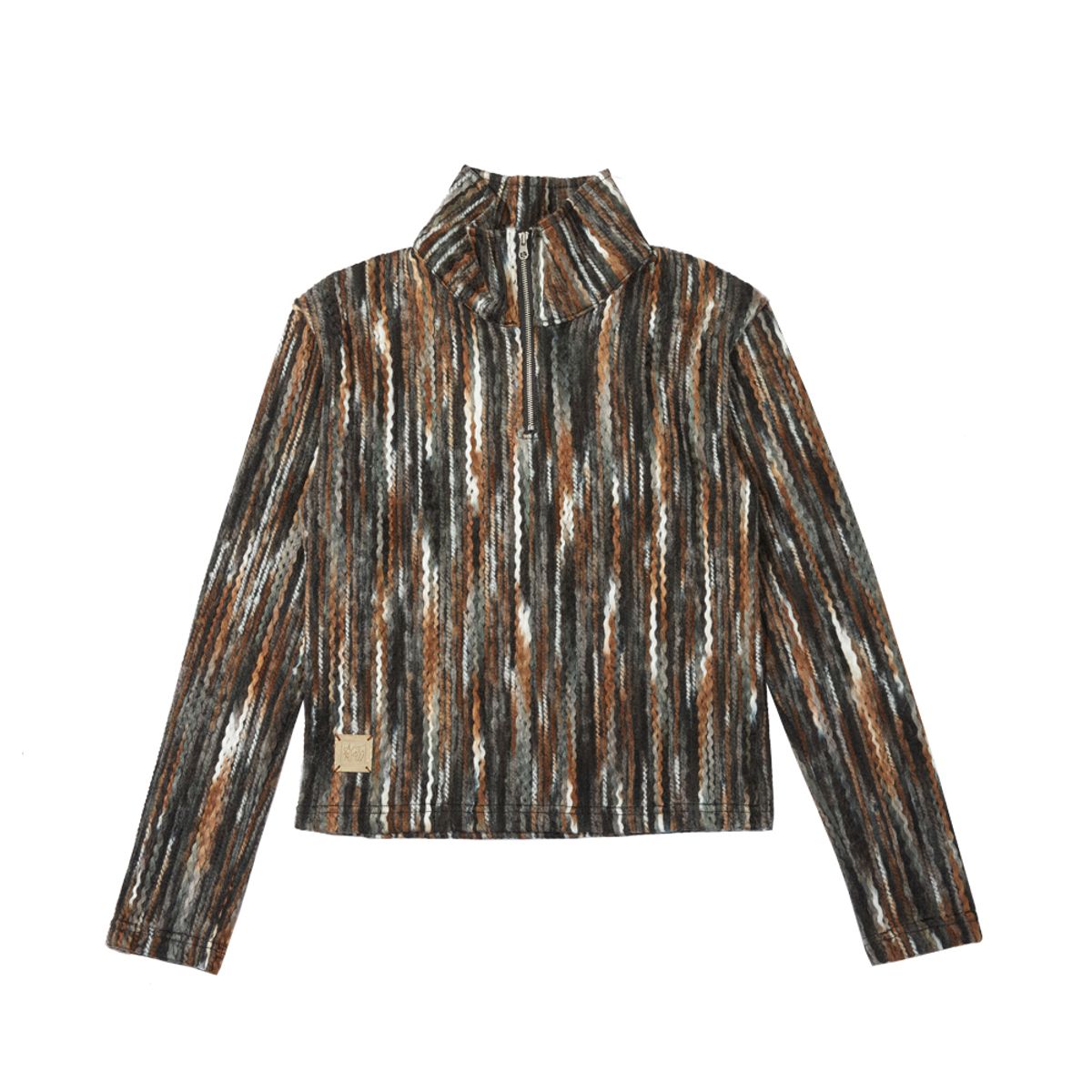 콘스트(CONST) AC W Blanket Zip up, Brown