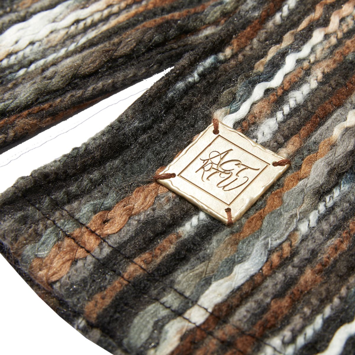 콘스트(CONST) AC W Blanket Zip up, Brown