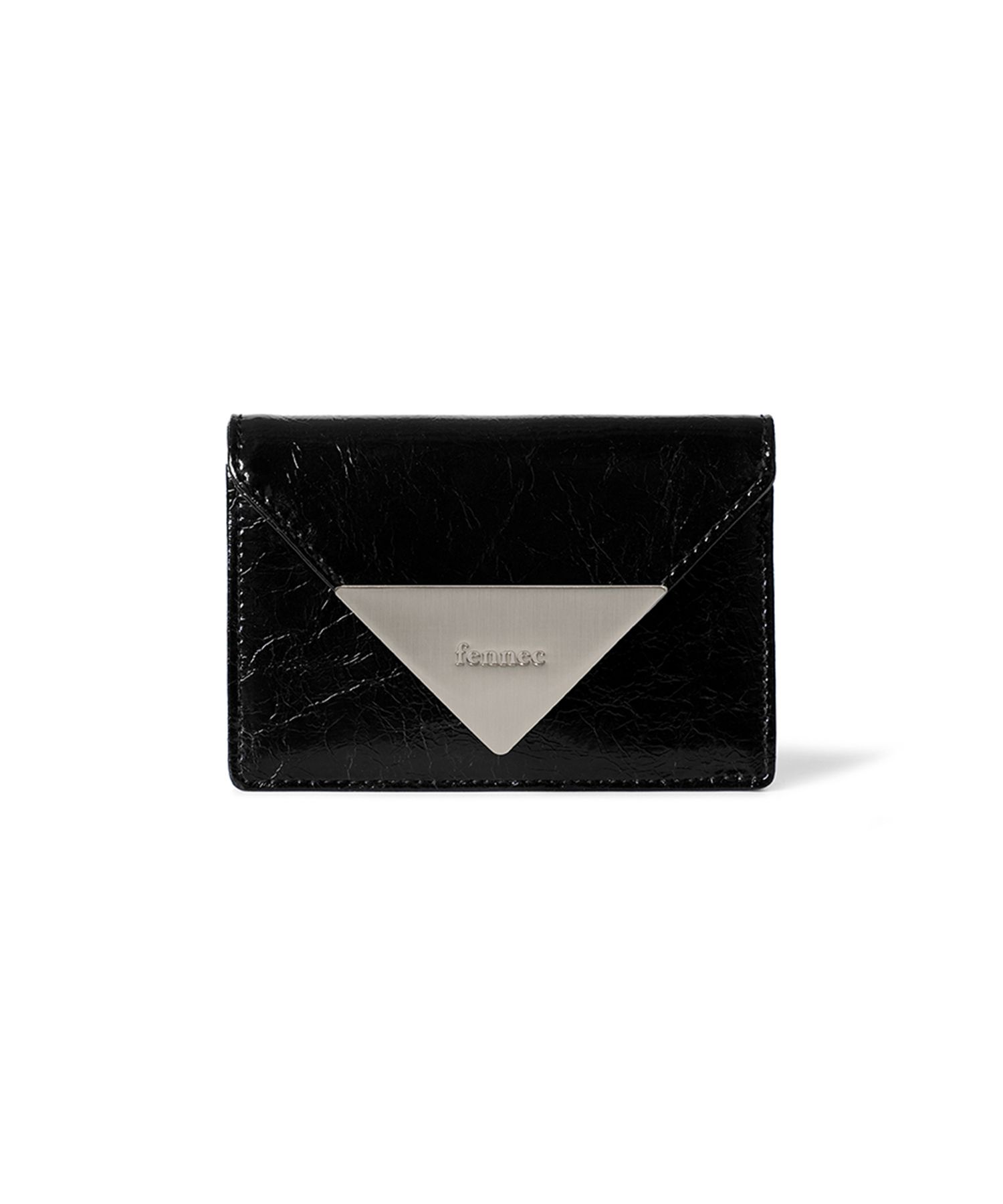 MUSINSA | fennec CRINKLE TRIANGLE ACCORDION POCKET - BLACK