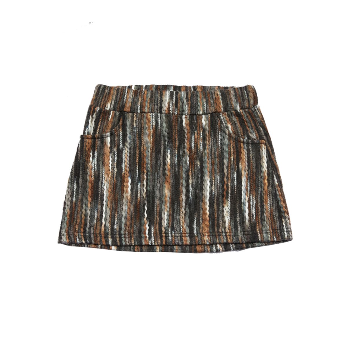 콘스트(CONST) AC  W Blanket Skirt, Brown