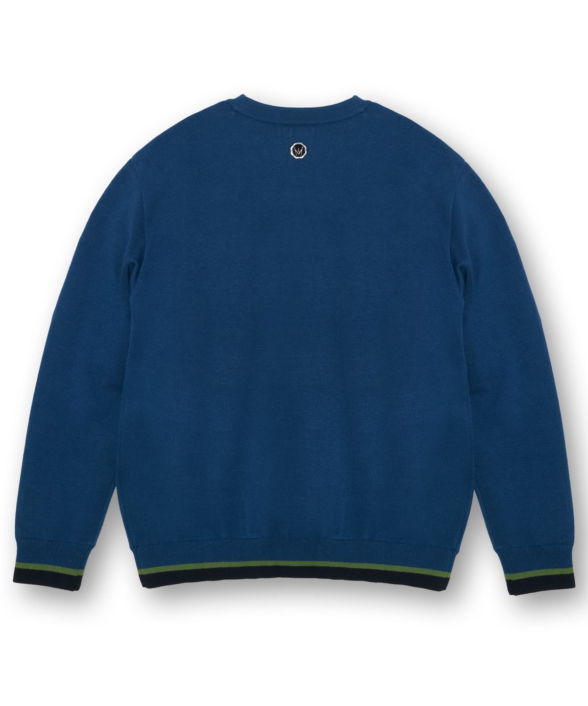 미스페라(MEASPHERA) UNI Regular fit windproof Round Sweater TEAL BLUE