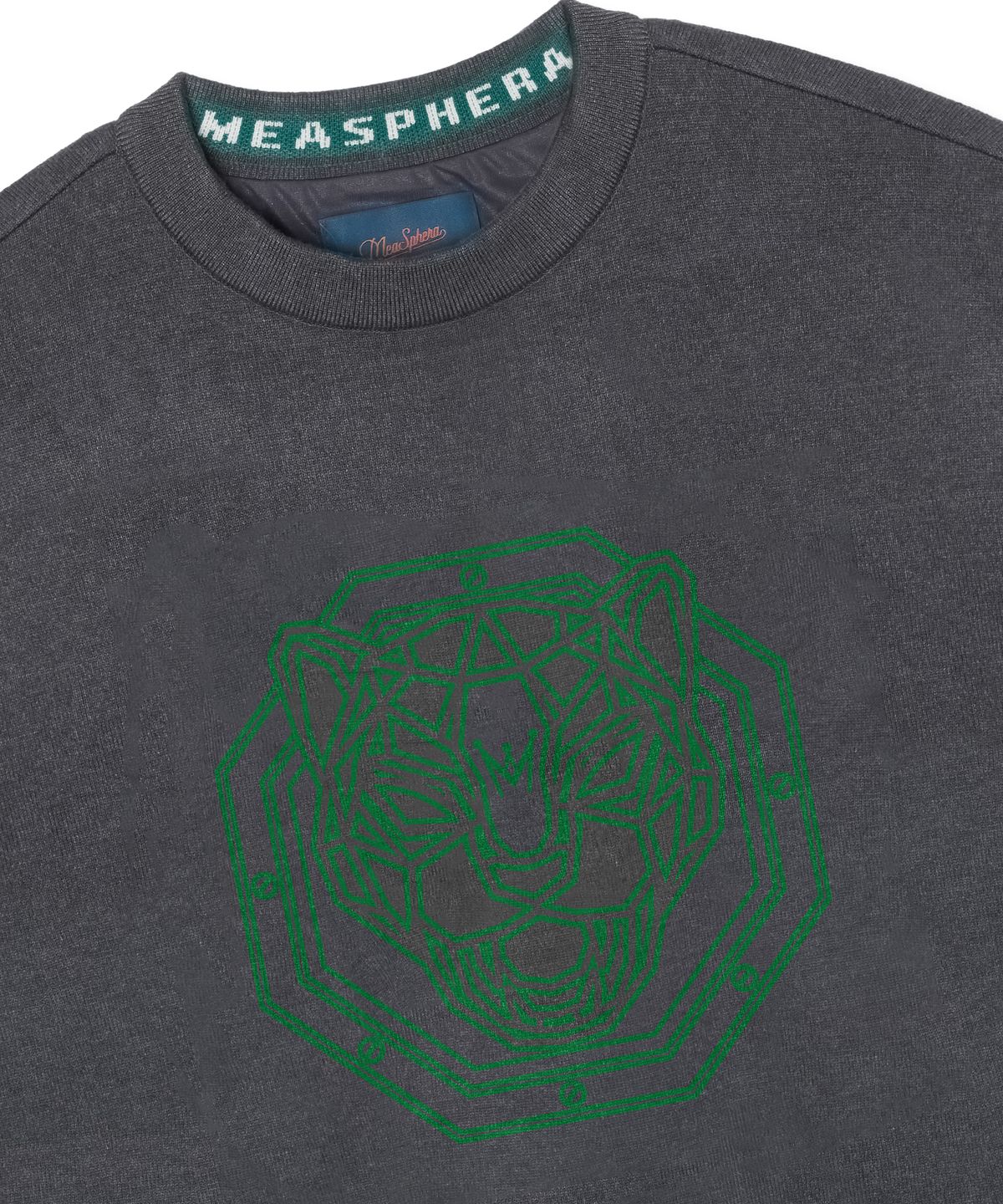 미스페라(MEASPHERA) UNI Regular fit windproof Round Sweater MELANGE GREY