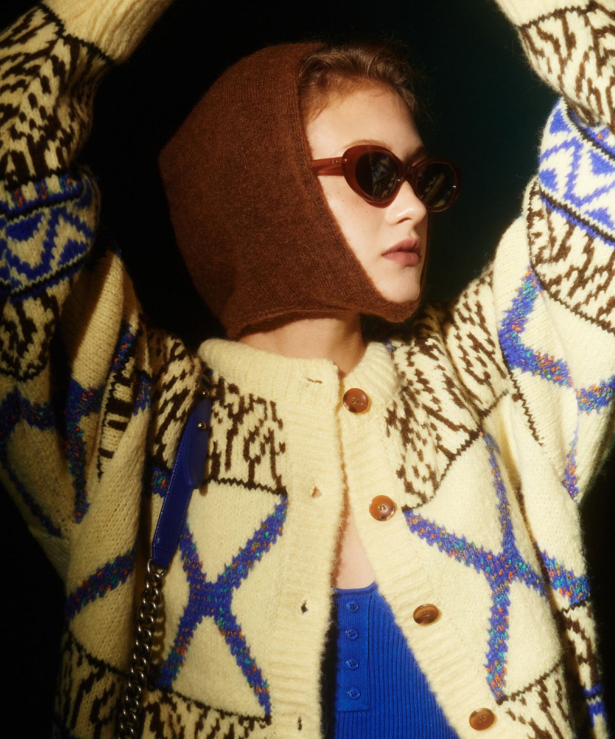 그린버터(GREENBUTTER) Superkid Mohair Balaclava (Pink)