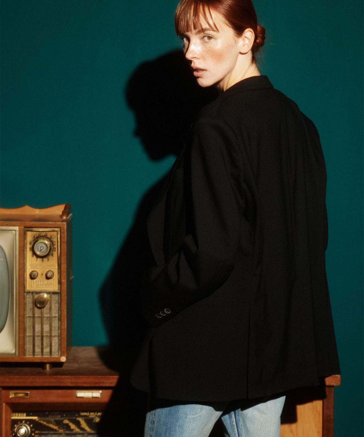 그린버터(GREENBUTTER) Stitch Daddy Jacket (Black)