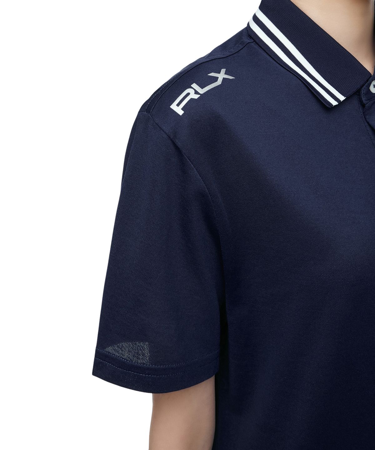 폴로 랄프 로렌 골프(POLO RALPH LAUREN GOLF) 커스텀 슬림핏 퍼포먼스 폴로 셔츠 - 네이비