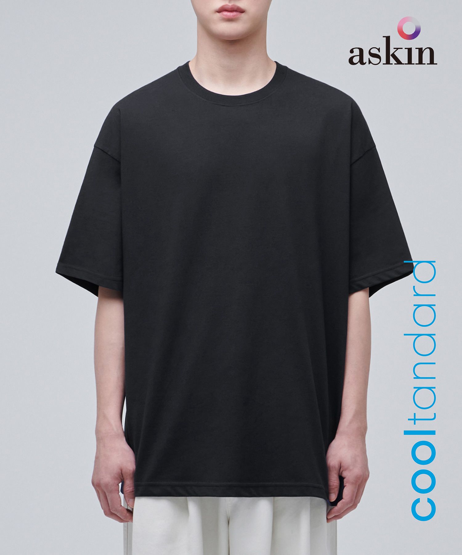 Tシャツ・カットソー *MUSINSA STANDARD* Crinkle Oversized Woven T-Shirt Dark Grey MUSINSA | MUSINSA STANDARD Crinkle Oversized Woven T-Shirt