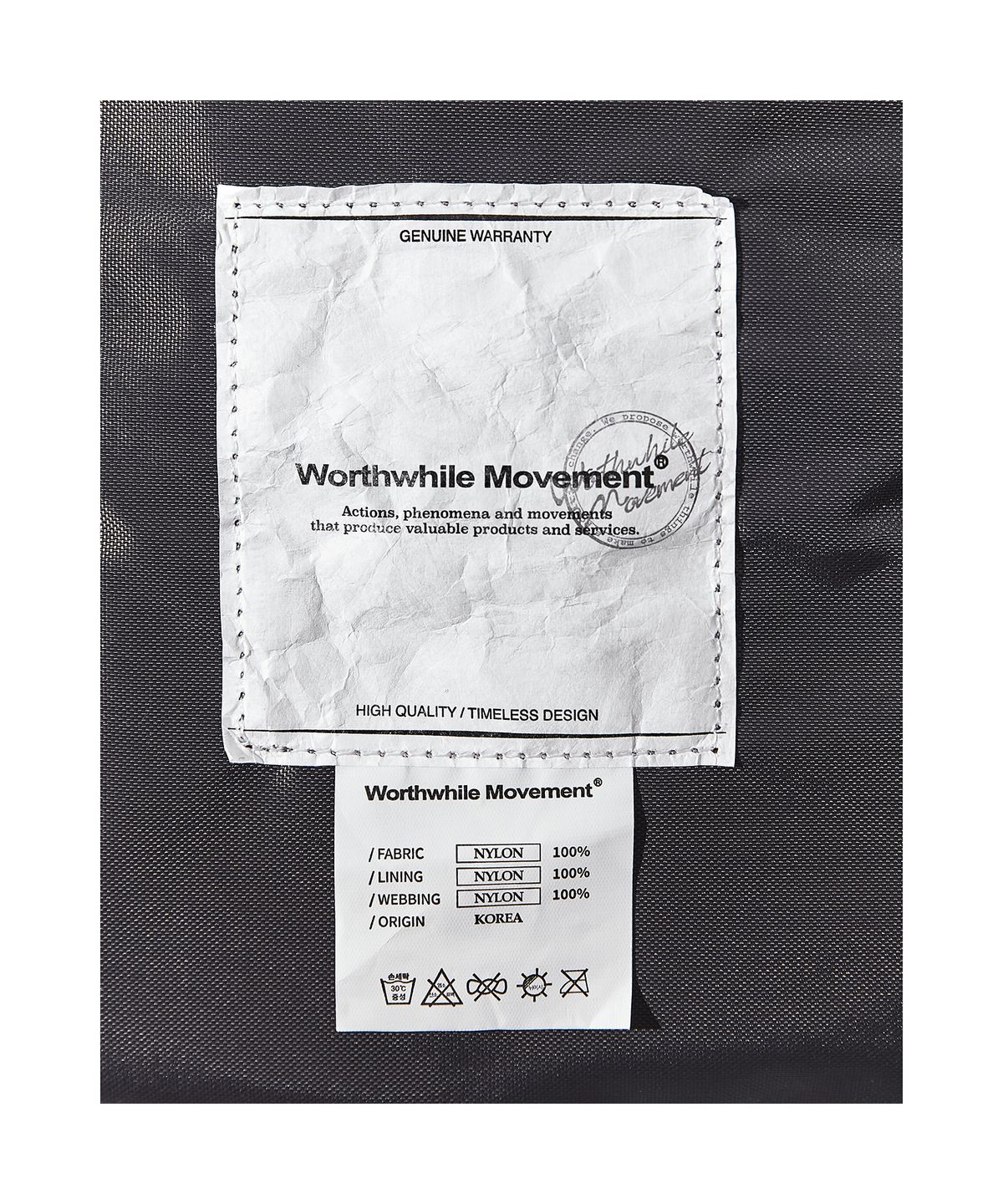월스와일 무브먼트(WORTHWHILE MOVEMENT) 마이크로 헬멧 백 (그레이)