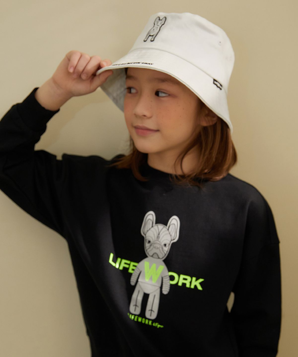 라이프워크 키즈(LIFEWORK KIDS) 키즈) 스탠딩 라독 버킷햇