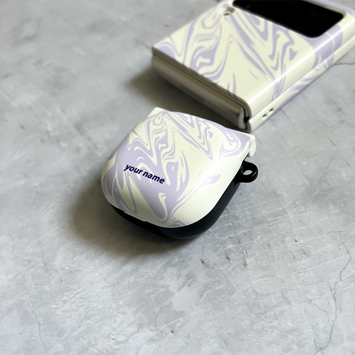 에이쓰리비쓰리(A3B3) (Buds 2/Live/Pro Case) Pattern Marbling 01