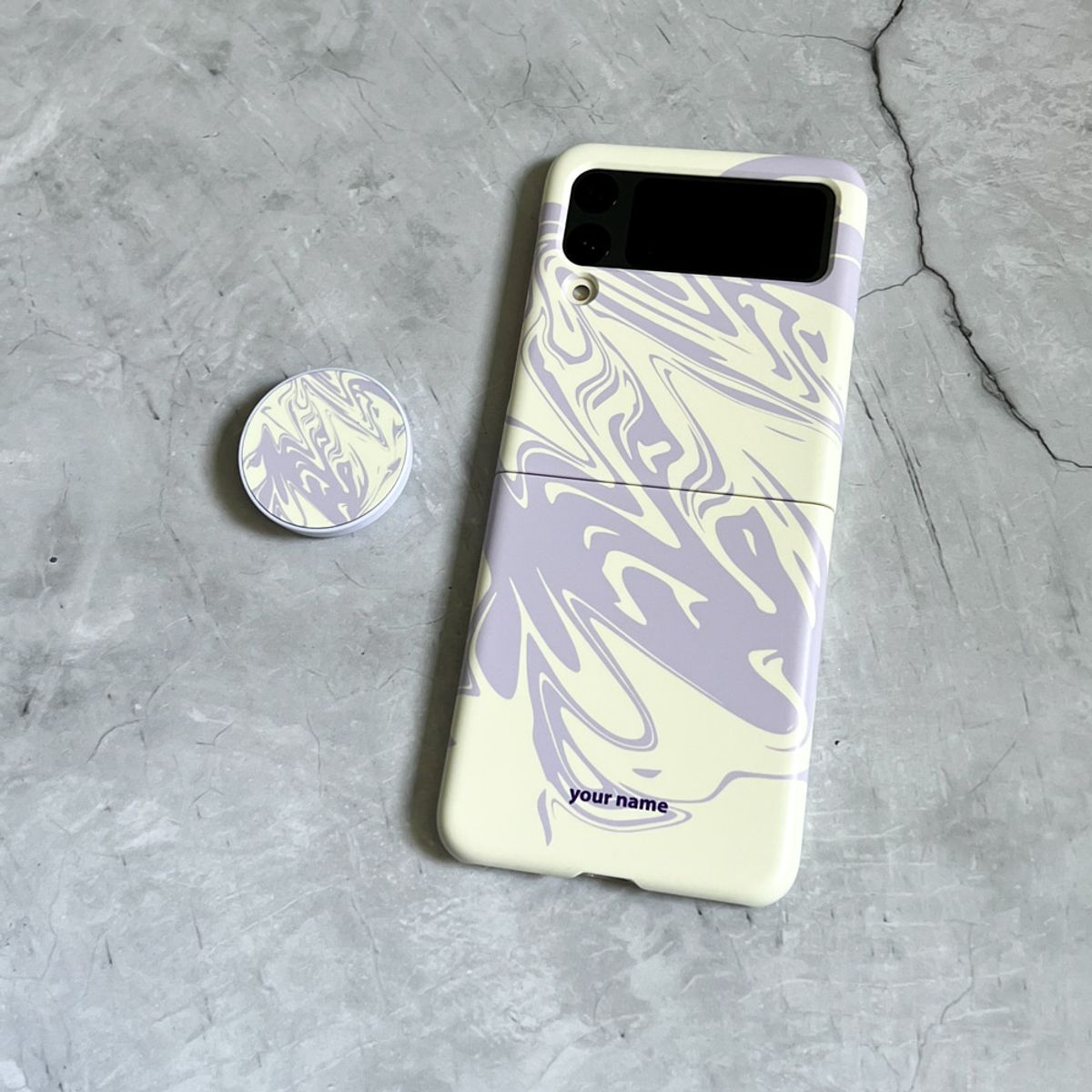 에이쓰리비쓰리(A3B3) (Z Flip 3.4.5) Pattern Marbling 01