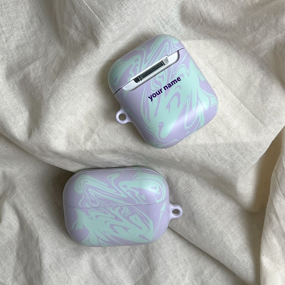 에이쓰리비쓰리(A3B3) (Airpods Case) Pattern Marbling 02