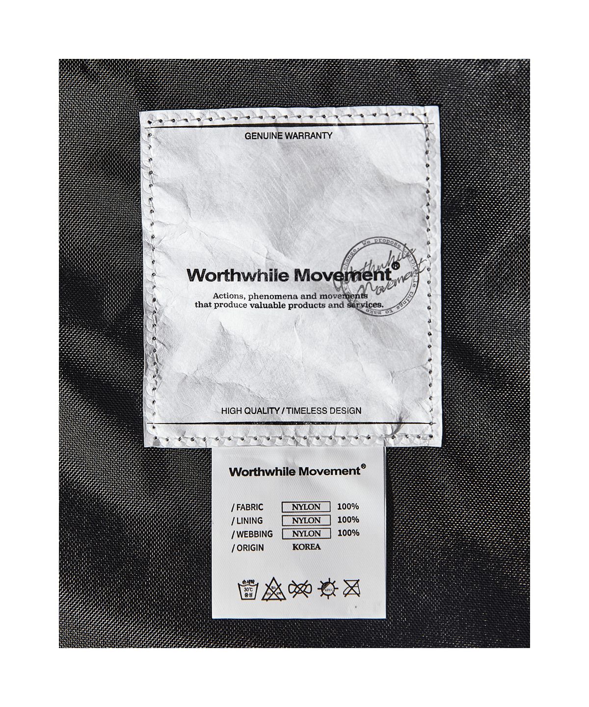 월스와일 무브먼트(WORTHWHILE MOVEMENT) 브릿지 백 (블랙)