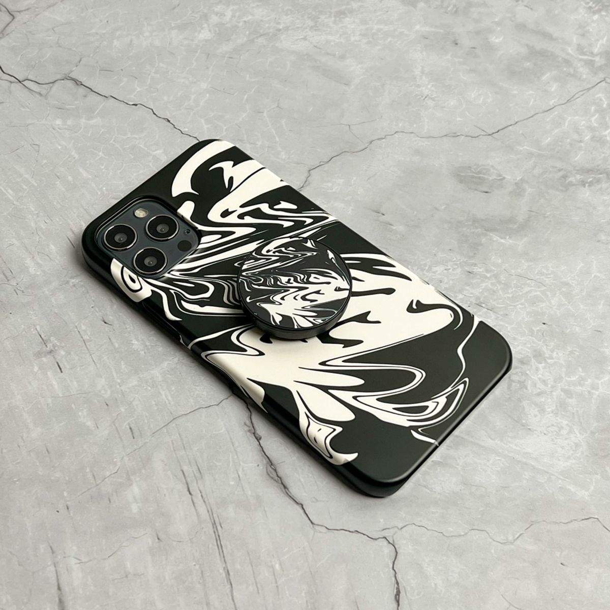 에이쓰리비쓰리(A3B3) (Phone Case) Pattern Marbling 03
