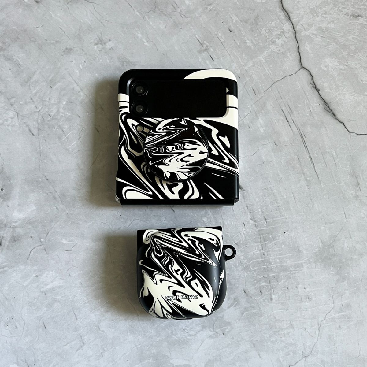 에이쓰리비쓰리(A3B3) (Z Flip 3.4.5) Pattern Marbling 03